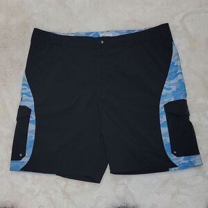 World Wide Sportsman Men's Quick Dry Utilty Style Lightweight Board Shorts Sz 44